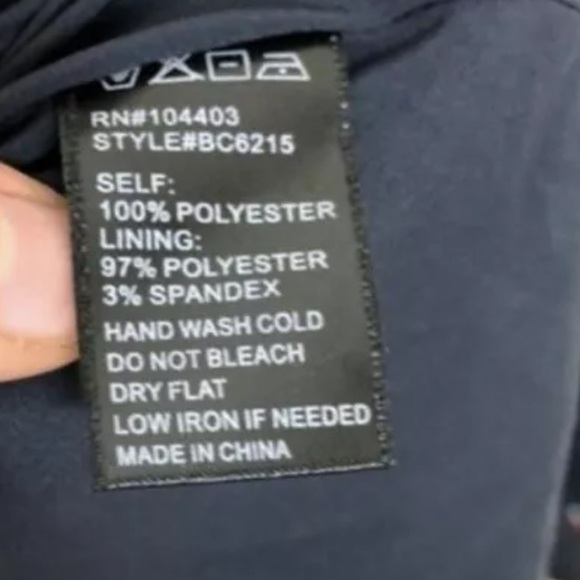 J.O.A Navy Mockneck Dress Size Small - Picture 8 of 8